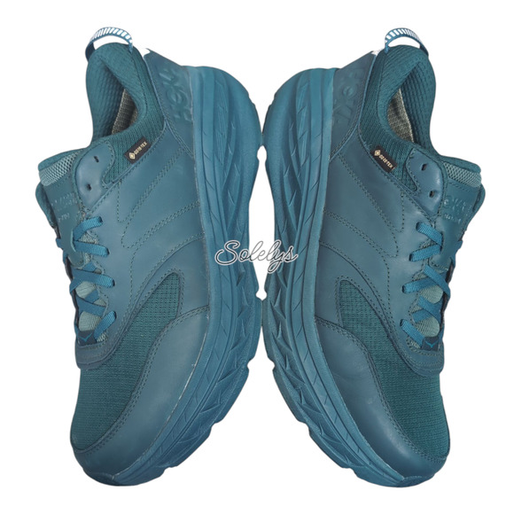 HOKA ONE ONE U Bondi L GTX Deep Teal Kayaking Unisex Waterproof Sneaker Mens 12 - Picture 10 of 10